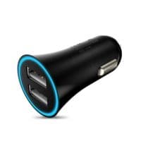 Зарядное устройство HOCO UC204 2*USB, 2.4A, Black (60785)