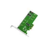 Контролер Maiwo Multi-Size PCIex4 & SATA to M.2 (M-Key or B-key) SSD (45774)