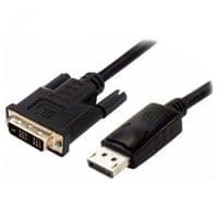 Кабель мультимедийный DisplayPort to DVI (2 ferite, DVI-D) 1.8m Atcom (9504)