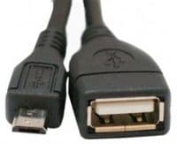 Кабель даних USB 2.0 AF до Micro 5P OTG 0,8 м Atcom (16028)