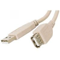 Дата кабель подовжувач USB 2.0 AM/AF Atcom (3789)