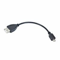 Дата кабель USB 2.0 AF to Micro-B OTG 0.1m Cablexpert (A-OTG-AFBM-001)