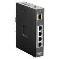 Промышленный коммутатор D-Link DIS-100G-5PSW 4x1GE PoE, 1xSFP, PoE-бюджет 120 Вт, Неуправляемый