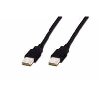 Кабель Digitus USB 2.0 (AM/AM) 1.8m, black