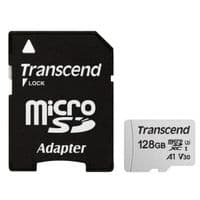 Карта памяти Transcend 128GB microSDHC C10 UHS-I R95, W45MB/s + SD адаптер