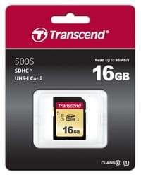 Карта памяти Transcend 16GB SDHC C10 UHS-I  R95, W60MB/s