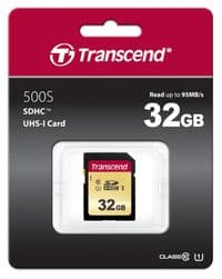 Карта памяти Transcend 32GB SDHC C10 UHS-I  R95, W60MB/s
