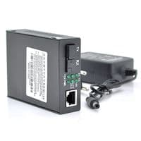 Медіаконвертер Merlion 10/100Base-TX to 100Base-F 1550нм, SM, SC/RJ-45, 25 км (1550 WDM)