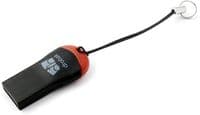 Считыватель флеш-карт Drobak Micro Sd (Orange) (217206)