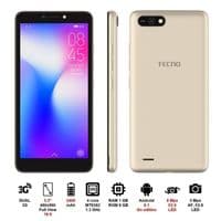 Смартфон TECNO B1 DUALSIM Champagne Gold