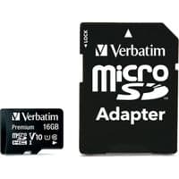 Карта памяти Verbatim 16GB microSDHC class 10 (44010)