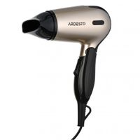Фен Ardesto HD-503T дорожній/1200 Вт/складана ручка/2 швидкості/2 темпер. режими/сріблясто-чорний