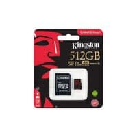 Карта памяти Kingston Class 10 UHS U3 512GB microSDXC + SD adapter