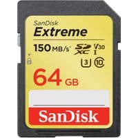 Карта памяти SanDisk 64GB SDXC C10 UHS-I U3 R150MB/s Extreme