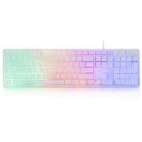 Клавіатура Vinga KB410 White