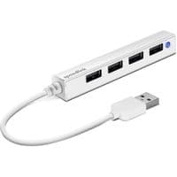 Концентратор USB2.0 SpeedLink Snappy Slim White (SL-140000-WE) 4xUSB2.0