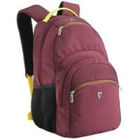 Рюкзак для ноутбука SUMDEX 16'' burgundy-yellow (PON-391OR)