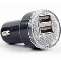 Зарядний пристрій EnerGenie USB 2.1A black (EG-UC2A-02)