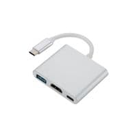 Адаптер Dynamode USB3.1 Type-C до 1хHDMI, 1хUSB 3.0, 1хUSB Type-C Female (багатопортовий USB 3.1 Type-C до HDMI)