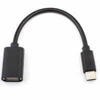 Дата кабель OTG USB 2.0 AF до Type-C 0,1 м Atcom (14716)