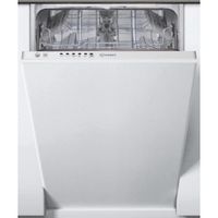 Вбудовувана посудомийна машина Indesit DSIE 2B10 A+/ 45см./10 компл./Led-індикація/Бiлий