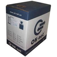 Кабель мережевий OC-SFTP5E-BOX OK-Net (КПВЕО-ВП (200) 4х2х0,51)