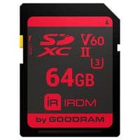 Карта памяти 64Gb GoodRAM IRDM SDXC V60 UHS-II U3