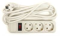 Сетевой фильтр питания PowerPlant 3 м, 3 розетки, евростандарт (JY-1054/3) (PPSA10M30S3)