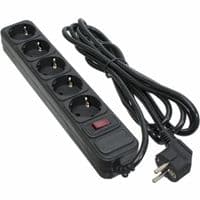 Сетевой фильтр питания PATRON 3.0 m3*1mm2 (SP-1053) 5 розеток BLACK (EXT-PN-SP-1053)