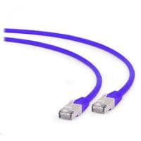 Патч-корд PP6A-LSZHCU-V-0.25M, S/FTP, литой, 50u "штекер с защелкой, 0,25 м, пурпурный