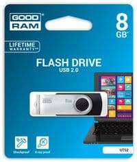 USB флеш накопичувач GOODRAM 8GB Twister Black USB 2.0 (UTS2-0080K0R11)