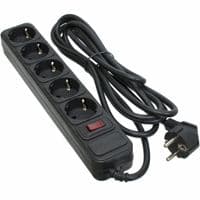 Мережевий фільтр живлення PATRON 3.0 m3*1.5mm2 (SP-1653) 5 розеток BLACK (EXT-PN-SP-1653)