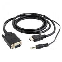 Адаптер-преобразователь HDMI в VGA и стерео-аудио Cablexpert A-HDMI-VGA-03-5M