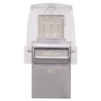 USB флеш накопичувач Kingston 32GB DataTraveler microDuo 3C USB 3.1 (DTDUO3C/32GB)