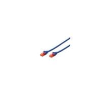 Патч-корд DIGITUS CAT 6 UTP, 3м, AWG 26/7, Cu, LSZH, синий