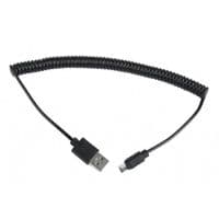 Кабель micro спиральный Cablexpert USB 2.0 A-папа/Micro B-папа