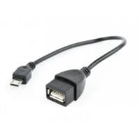 Кабель Cablexpert OTG USB2.0, A-мама/micro B-папа, 0.15 м