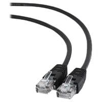Патч корд Cablexpert PP12-1.5M/BK, UTP, категорія. 5E, литий,  50u" штекер із клямкою, 1.5 м, чорний
