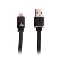 Кабель Cablexpert (CCPB-L-USB-10BK)  USB 2.0 А-папа/Lightning, 1.0 м, премиум, плоский, 2.4А