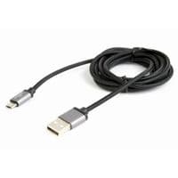 Кабель Cablexpert (CCB-mUSB2B-AMBM-6) USB2.0, A-папа/micro B-папа, 1.8 м, с оплеткой и металлическими разъемами