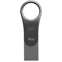 USB флеш накопичувач Silicon Power 16GB Mobile C80 Silver USB 3.0 (SP016GBUC3C80V1S)