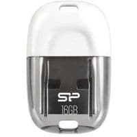 USB флеш накопичувач Silicon Power 16GB Touch T09 White USB 2.0 (SP016GBUF2T09V1W)