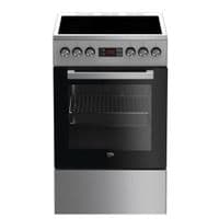 Плита електрична Beko FSM57300GX - склокераміка/50х60 см/4 зони/7 функц/дисплей/55л/нерж. сталь