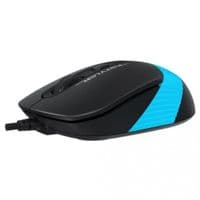 Мышь проводная A4tech Fstyler, USB, 1600dpi, (Black + Blue)