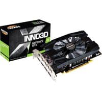 Відеокарта NVIDIA GTX 1660 GPU: 1785MHz MEM: 6G GDDR5 8.0Gbps 3xDP+HDMI Inno3D GTX 1660 6G Compact