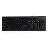 Клавіатура A4-Tech KRS-83 USB, чорна, 104клав, Великий Enter Comfort Rounded Edge keyboard X-slim