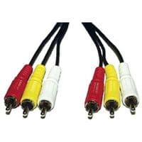Кабель мультимедійний 3RCA to 3RCA 3.0m Atcom (10712)