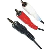 Кабель мультимедійний Jack 3.5mm папа / 2RCA папа Atcom (10708)