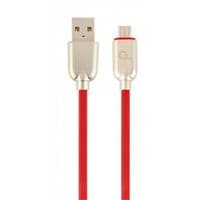 Кабель micro USB 2.0 A-папа/Micro B-папа, премиум, 2.1А Cablexpert CC-USB2R-AMmBM-1M-R