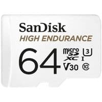 Карта памяти SanDisk 64GB microSDXC C10 UHS-I U3 V30 R100/W40MB/s High Endurance